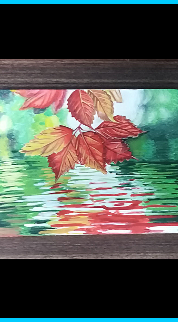 Foglie d’Autunno riflesse nell’Acqua